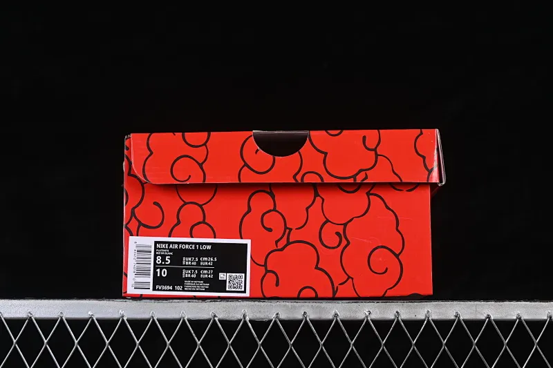 All categories Nk Air Force 1 Air Force series Nk Air Force 1 Low Air Force low top Nike Air Force 1'07 Low Year of the Horse limited edition Jet black rose red Air Force 1 low top casual sneakers FV3694-102